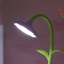 Load image into Gallery viewer, Sunflower Shape Eyes Friendly USB Rechargeable Pen Holder LED Table Lamp Light Desktop Home Decoration