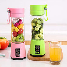 Load image into Gallery viewer, 4 Blades Portable Blender Electric Blender USB Rechargeable 500ml