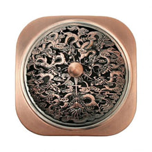 Load image into Gallery viewer, Chinese Dragon Pattern Durable zinc Alloy Metal Incense buddhist Burners Holder Safe Censer Aromatherapy