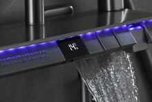 Load image into Gallery viewer, Digital Display Smart Mixer With LED Light 5 Function Piano Button Shower
