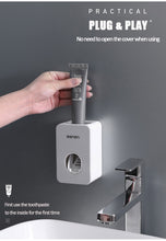 Load image into Gallery viewer, New Automatic Toothpaste Dispenser Dust-proof Toothbrush Holder
