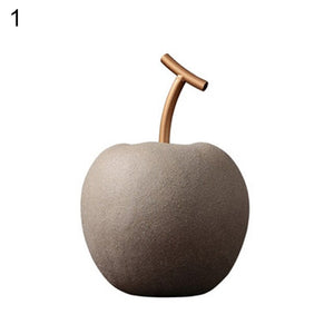 New Minimalist Ceramic Apple Pear Ornament Fruit Ceramic Art and Crafts decoracion