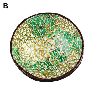 Creative Coconut Shell Bowl Wooden Naturals Decoration