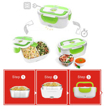 Load image into Gallery viewer, Portable Electric Heater Lunch Box Car Plug Food
