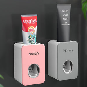 New Automatic Toothpaste Dispenser Dust-proof Toothbrush Holder