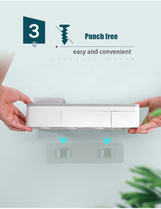 Magnetic Adsorption Inverted Toothbrush Holder